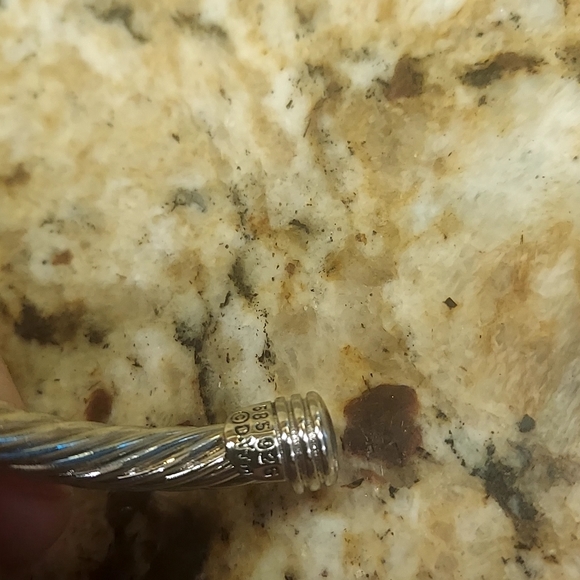 💎David Yurman 925 & 14k gold 5mm Signature X Cable Bracelet. - Picture 10 of 14